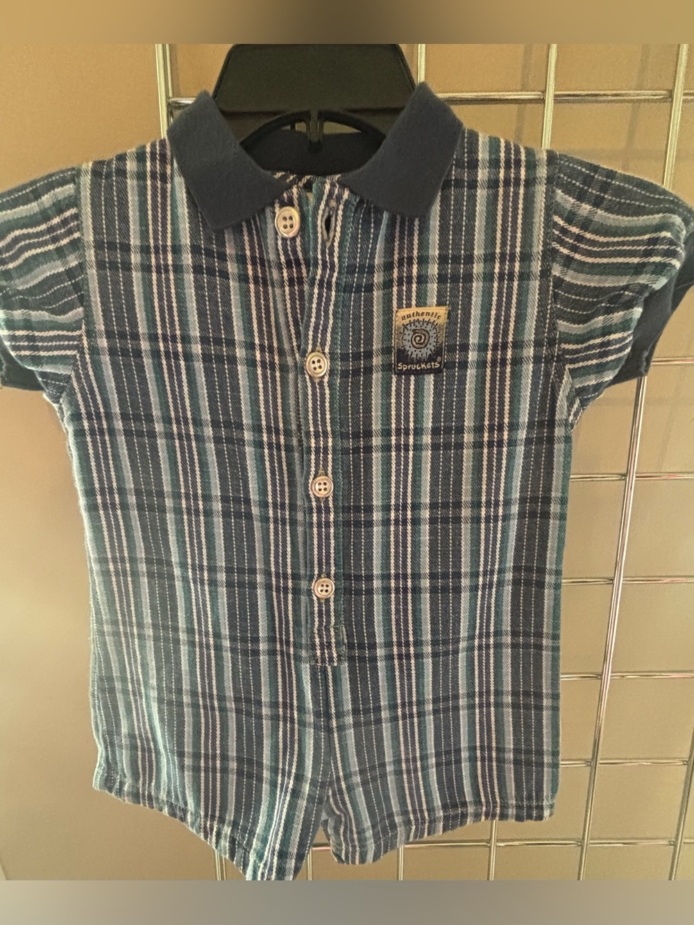 Vintage Polo Shorts Romper 24M Sprockets Mervin’s 100% Cotton